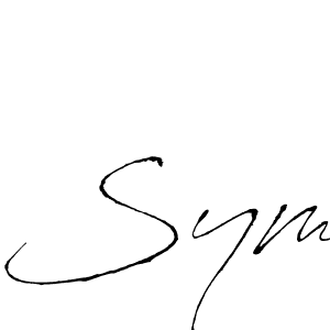 The best way (Antro_Vectra) to make a short signature is to pick only two or three words in your name. The name Sym include a total of six letters. For converting this name. Sym signature style 6 images and pictures png