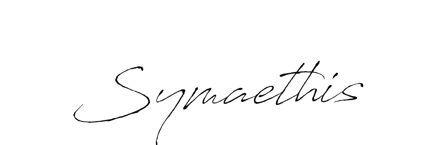 How to make Symaethis signature? Antro_Vectra is a professional autograph style. Create handwritten signature for Symaethis name. Symaethis signature style 6 images and pictures png
