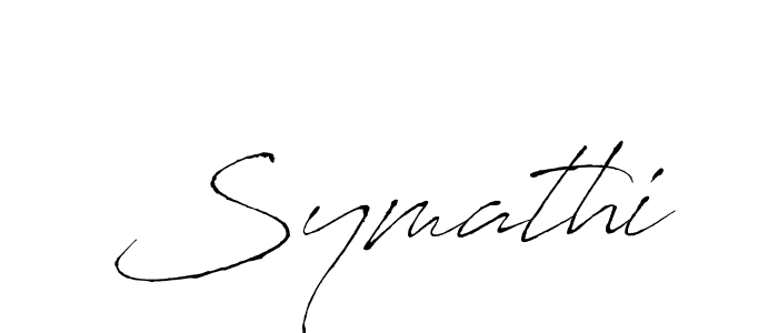 Also we have Symathi name is the best signature style. Create professional handwritten signature collection using Antro_Vectra autograph style. Symathi signature style 6 images and pictures png