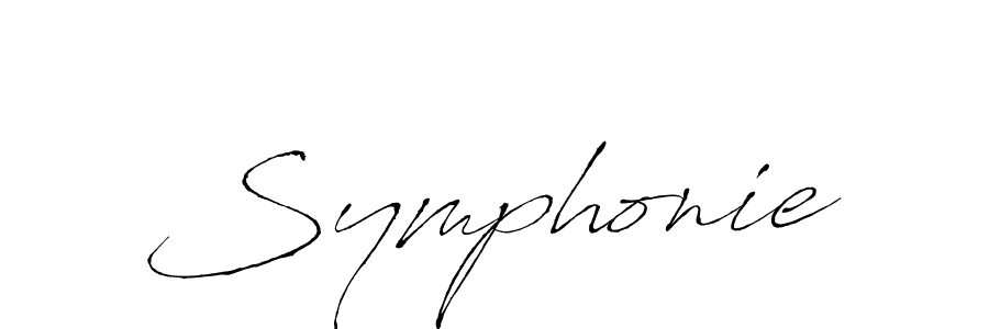 Make a beautiful signature design for name Symphonie. With this signature (Antro_Vectra) style, you can create a handwritten signature for free. Symphonie signature style 6 images and pictures png
