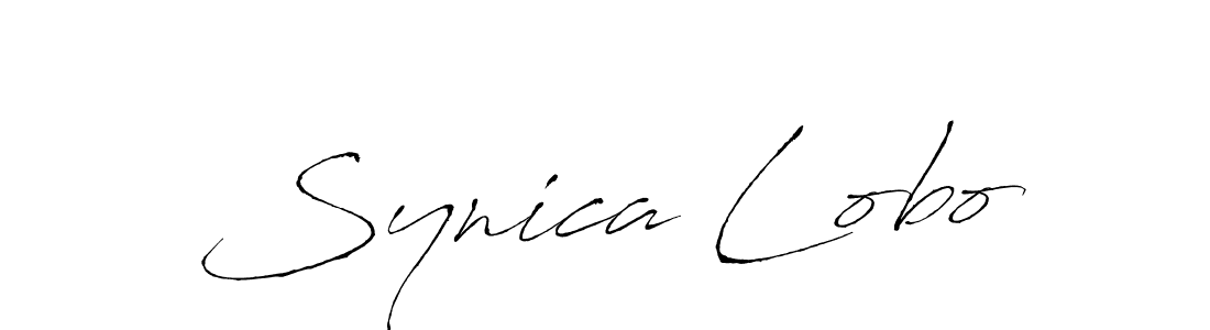 if you are searching for the best signature style for your name Synica Lobo. so please give up your signature search. here we have designed multiple signature styles  using Antro_Vectra. Synica Lobo signature style 6 images and pictures png