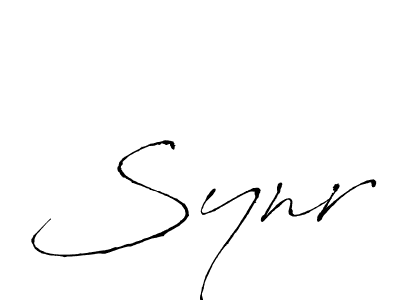 Design your own signature with our free online signature maker. With this signature software, you can create a handwritten (Antro_Vectra) signature for name Synr. Synr signature style 6 images and pictures png