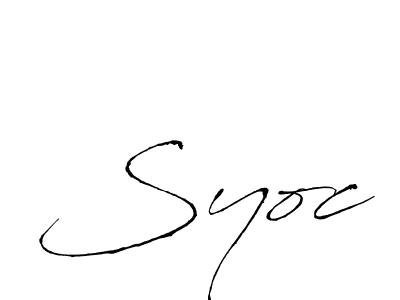 if you are searching for the best signature style for your name Syoc. so please give up your signature search. here we have designed multiple signature styles  using Antro_Vectra. Syoc signature style 6 images and pictures png