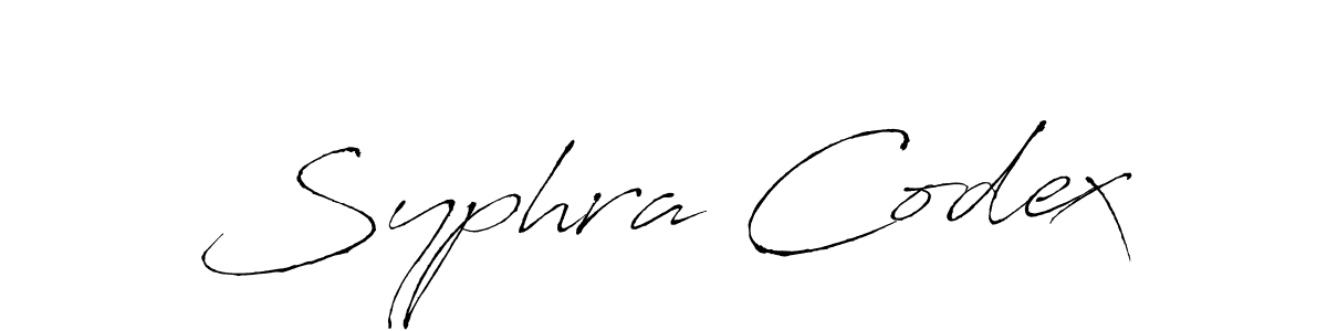 How to make Syphra Codex name signature. Use Antro_Vectra style for creating short signs online. This is the latest handwritten sign. Syphra Codex signature style 6 images and pictures png