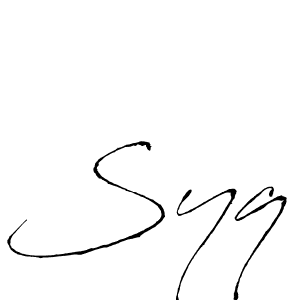 You should practise on your own different ways (Antro_Vectra) to write your name (Syq) in signature. don't let someone else do it for you. Syq signature style 6 images and pictures png
