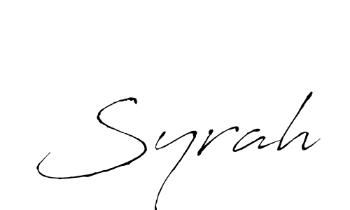 You should practise on your own different ways (Antro_Vectra) to write your name (Syrah) in signature. don't let someone else do it for you. Syrah signature style 6 images and pictures png