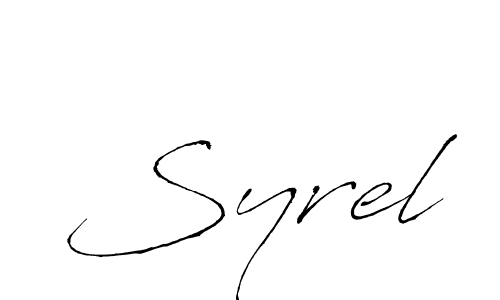 Antro_Vectra is a professional signature style that is perfect for those who want to add a touch of class to their signature. It is also a great choice for those who want to make their signature more unique. Get Syrel name to fancy signature for free. Syrel signature style 6 images and pictures png