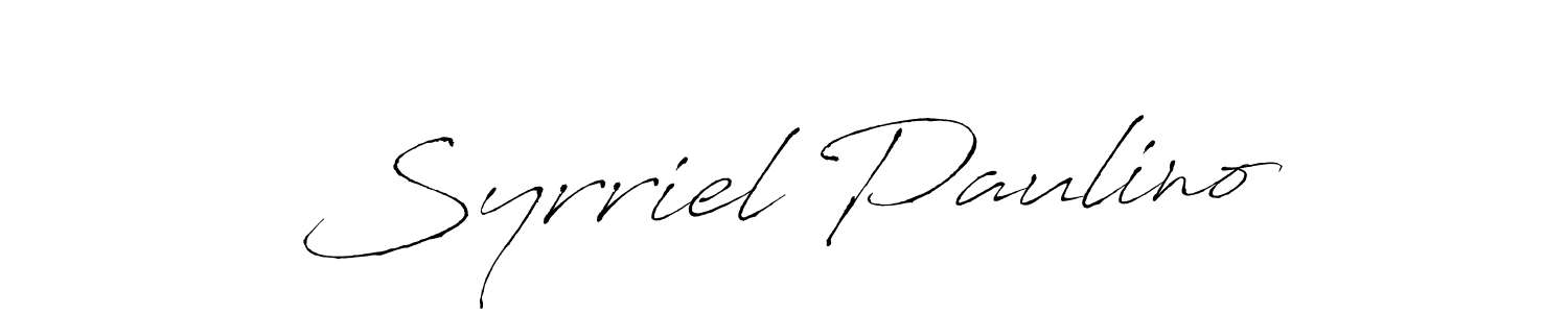 Here are the top 10 professional signature styles for the name Syrriel Paulino. These are the best autograph styles you can use for your name. Syrriel Paulino signature style 6 images and pictures png