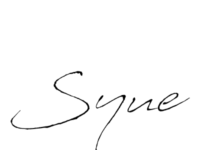 Use a signature maker to create a handwritten signature online. With this signature software, you can design (Antro_Vectra) your own signature for name Syue. Syue signature style 6 images and pictures png