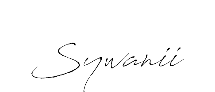 Sywanii stylish signature style. Best Handwritten Sign (Antro_Vectra) for my name. Handwritten Signature Collection Ideas for my name Sywanii. Sywanii signature style 6 images and pictures png