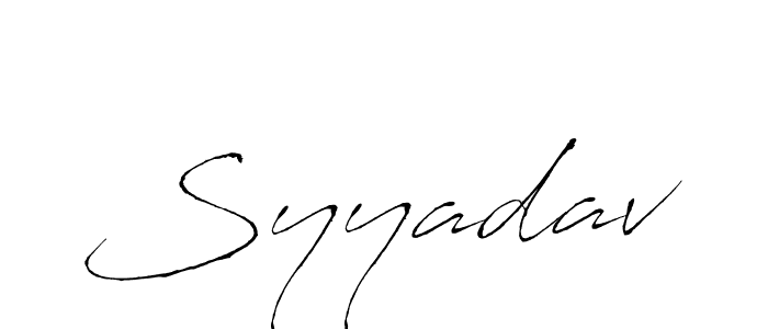 Make a short Syyadav signature style. Manage your documents anywhere anytime using Antro_Vectra. Create and add eSignatures, submit forms, share and send files easily. Syyadav signature style 6 images and pictures png