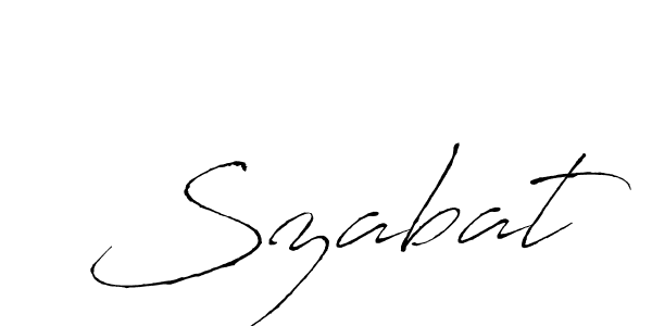 Also we have Szabat name is the best signature style. Create professional handwritten signature collection using Antro_Vectra autograph style. Szabat signature style 6 images and pictures png