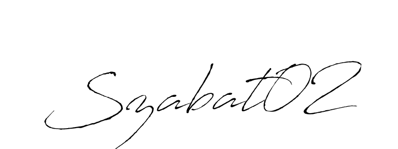 Create a beautiful signature design for name Szabat02. With this signature (Antro_Vectra) fonts, you can make a handwritten signature for free. Szabat02 signature style 6 images and pictures png