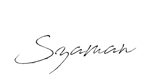 Also we have Szaman name is the best signature style. Create professional handwritten signature collection using Antro_Vectra autograph style. Szaman signature style 6 images and pictures png