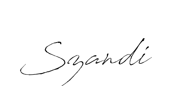 The best way (Antro_Vectra) to make a short signature is to pick only two or three words in your name. The name Szandi include a total of six letters. For converting this name. Szandi signature style 6 images and pictures png