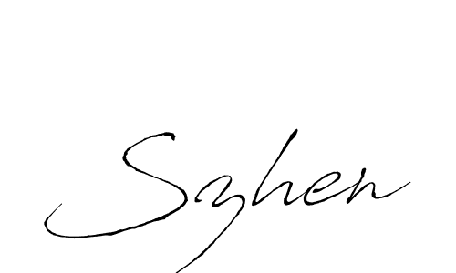 It looks lik you need a new signature style for name Szhen. Design unique handwritten (Antro_Vectra) signature with our free signature maker in just a few clicks. Szhen signature style 6 images and pictures png