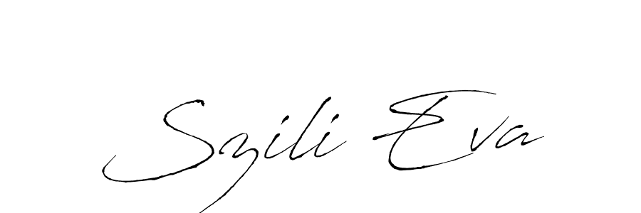 How to Draw Szili Eva signature style? Antro_Vectra is a latest design signature styles for name Szili Eva. Szili Eva signature style 6 images and pictures png