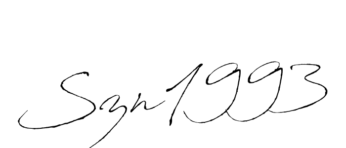You should practise on your own different ways (Antro_Vectra) to write your name (Szn1993) in signature. don't let someone else do it for you. Szn1993 signature style 6 images and pictures png