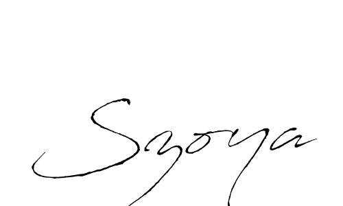 Make a short Szoya signature style. Manage your documents anywhere anytime using Antro_Vectra. Create and add eSignatures, submit forms, share and send files easily. Szoya signature style 6 images and pictures png