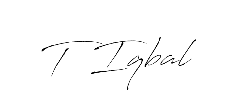 if you are searching for the best signature style for your name T  Iqbal. so please give up your signature search. here we have designed multiple signature styles  using Antro_Vectra. T  Iqbal signature style 6 images and pictures png