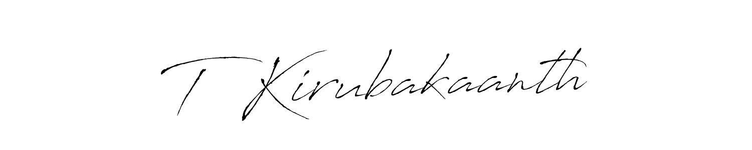 Similarly Antro_Vectra is the best handwritten signature design. Signature creator online .You can use it as an online autograph creator for name T  Kirubakaanth. T  Kirubakaanth signature style 6 images and pictures png