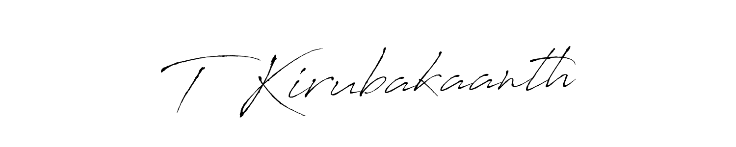 Similarly Antro_Vectra is the best handwritten signature design. Signature creator online .You can use it as an online autograph creator for name T  Kirubakaanth. T  Kirubakaanth signature style 6 images and pictures png