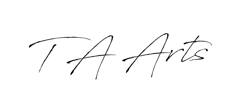 Use a signature maker to create a handwritten signature online. With this signature software, you can design (Antro_Vectra) your own signature for name T A Arts. T A Arts signature style 6 images and pictures png