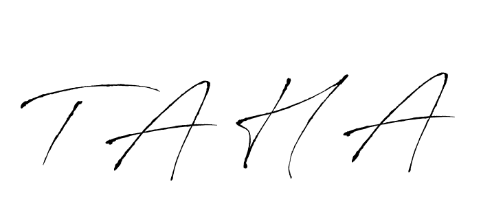 How to Draw T A H A signature style? Antro_Vectra is a latest design signature styles for name T A H A. T A H A signature style 6 images and pictures png