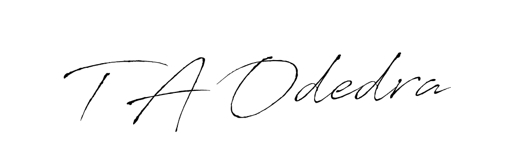 This is the best signature style for the T A Odedra name. Also you like these signature font (Antro_Vectra). Mix name signature. T A Odedra signature style 6 images and pictures png