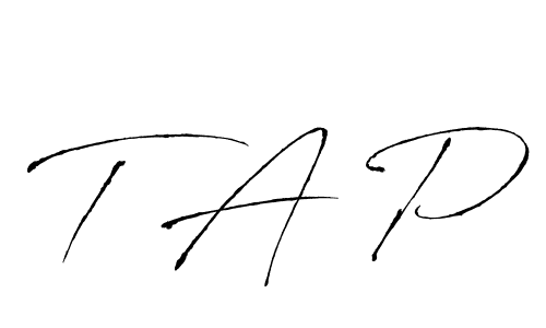 You should practise on your own different ways (Antro_Vectra) to write your name (T A P) in signature. don't let someone else do it for you. T A P signature style 6 images and pictures png