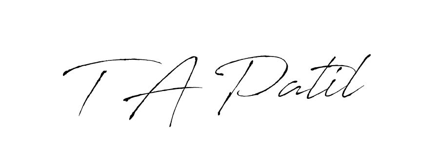 Make a beautiful signature design for name T A Patil. Use this online signature maker to create a handwritten signature for free. T A Patil signature style 6 images and pictures png