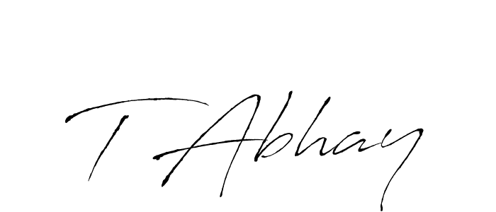 if you are searching for the best signature style for your name T Abhay. so please give up your signature search. here we have designed multiple signature styles  using Antro_Vectra. T Abhay signature style 6 images and pictures png