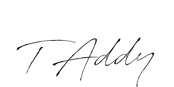 Also You can easily find your signature by using the search form. We will create T Addy name handwritten signature images for you free of cost using Antro_Vectra sign style. T Addy signature style 6 images and pictures png