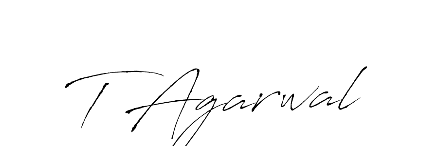 How to Draw T Agarwal signature style? Antro_Vectra is a latest design signature styles for name T Agarwal. T Agarwal signature style 6 images and pictures png