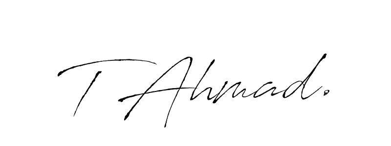 How to Draw T Ahmad. signature style? Antro_Vectra is a latest design signature styles for name T Ahmad.. T Ahmad. signature style 6 images and pictures png