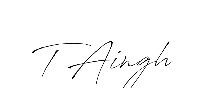 if you are searching for the best signature style for your name T Aingh. so please give up your signature search. here we have designed multiple signature styles  using Antro_Vectra. T Aingh signature style 6 images and pictures png