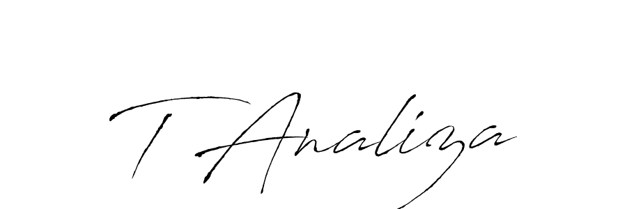 Also You can easily find your signature by using the search form. We will create T Analiza name handwritten signature images for you free of cost using Antro_Vectra sign style. T Analiza signature style 6 images and pictures png