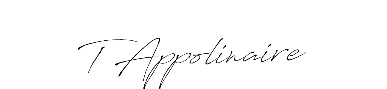 How to Draw T Appolinaire signature style? Antro_Vectra is a latest design signature styles for name T Appolinaire. T Appolinaire signature style 6 images and pictures png