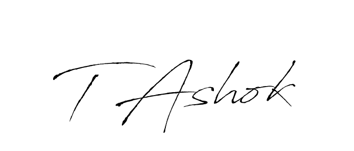 Also You can easily find your signature by using the search form. We will create T Ashok name handwritten signature images for you free of cost using Antro_Vectra sign style. T Ashok signature style 6 images and pictures png