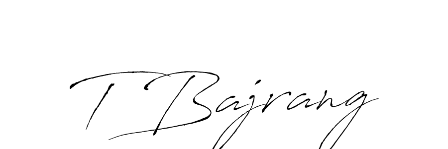 It looks lik you need a new signature style for name T Bajrang. Design unique handwritten (Antro_Vectra) signature with our free signature maker in just a few clicks. T Bajrang signature style 6 images and pictures png
