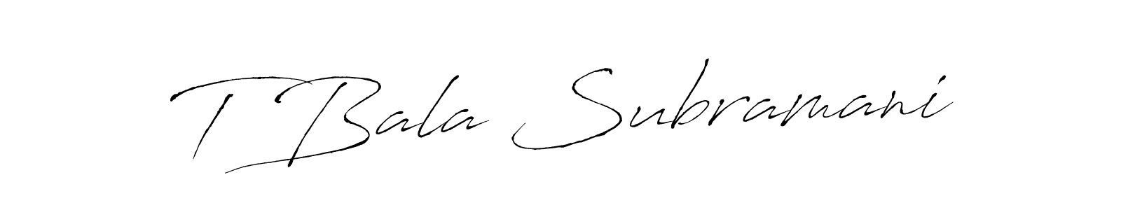Make a short T Bala Subramani signature style. Manage your documents anywhere anytime using Antro_Vectra. Create and add eSignatures, submit forms, share and send files easily. T Bala Subramani signature style 6 images and pictures png