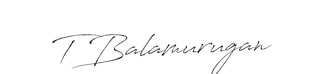 Antro_Vectra is a professional signature style that is perfect for those who want to add a touch of class to their signature. It is also a great choice for those who want to make their signature more unique. Get T Balamurugan name to fancy signature for free. T Balamurugan signature style 6 images and pictures png