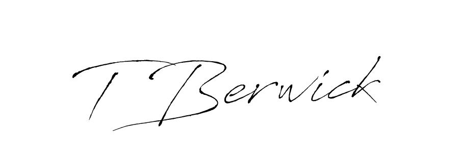 Also You can easily find your signature by using the search form. We will create T Berwick name handwritten signature images for you free of cost using Antro_Vectra sign style. T Berwick signature style 6 images and pictures png