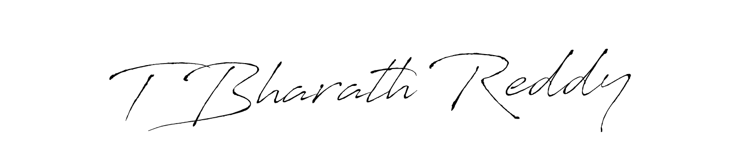 Also You can easily find your signature by using the search form. We will create T Bharath Reddy name handwritten signature images for you free of cost using Antro_Vectra sign style. T Bharath Reddy signature style 6 images and pictures png