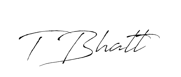 Make a beautiful signature design for name T Bhatt. Use this online signature maker to create a handwritten signature for free. T Bhatt signature style 6 images and pictures png