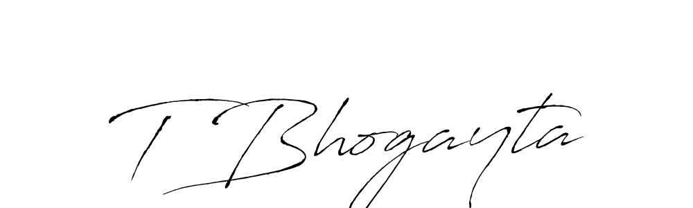 if you are searching for the best signature style for your name T Bhogayta. so please give up your signature search. here we have designed multiple signature styles  using Antro_Vectra. T Bhogayta signature style 6 images and pictures png