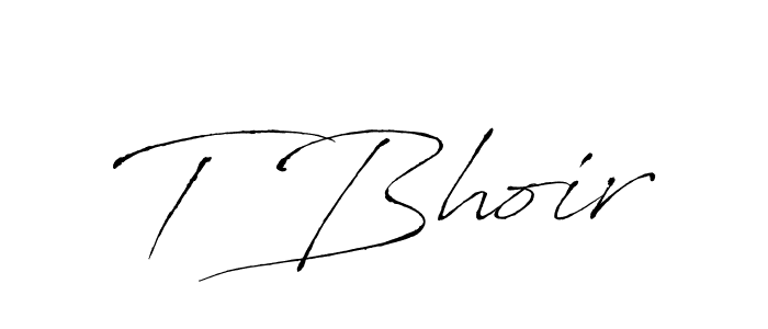 Also You can easily find your signature by using the search form. We will create T Bhoir name handwritten signature images for you free of cost using Antro_Vectra sign style. T Bhoir signature style 6 images and pictures png