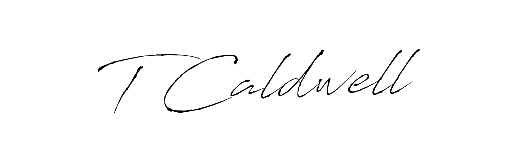 You should practise on your own different ways (Antro_Vectra) to write your name (T Caldwell) in signature. don't let someone else do it for you. T Caldwell signature style 6 images and pictures png