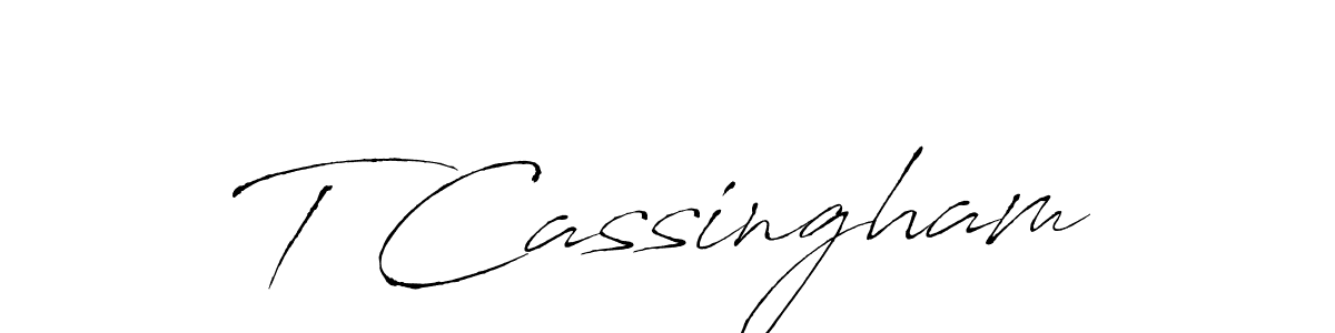 Similarly Antro_Vectra is the best handwritten signature design. Signature creator online .You can use it as an online autograph creator for name T Cassingham. T Cassingham signature style 6 images and pictures png