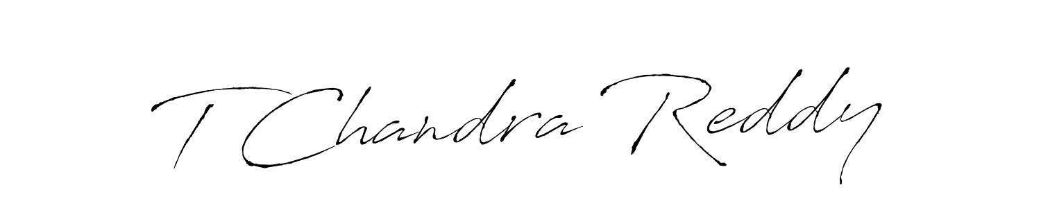Use a signature maker to create a handwritten signature online. With this signature software, you can design (Antro_Vectra) your own signature for name T Chandra Reddy. T Chandra Reddy signature style 6 images and pictures png